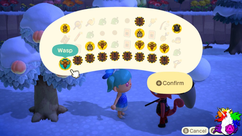 Bring him pockets full of bugs