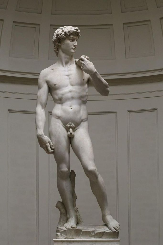 The Statue of David in real life.
