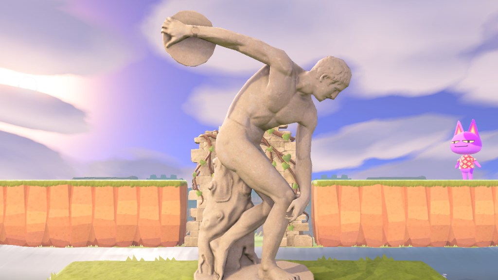 Fake Robust Statue. And Bob.