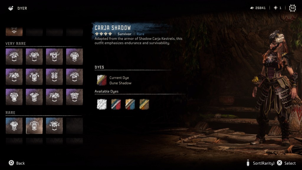 Forbidden West Carja Shadow Armor