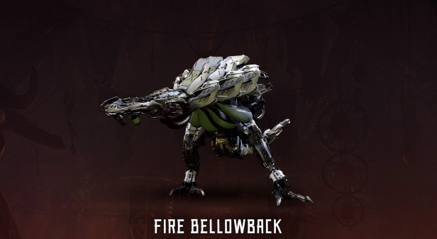 Horizon Zero Dawn Machine Catalog - Fire Bellowback