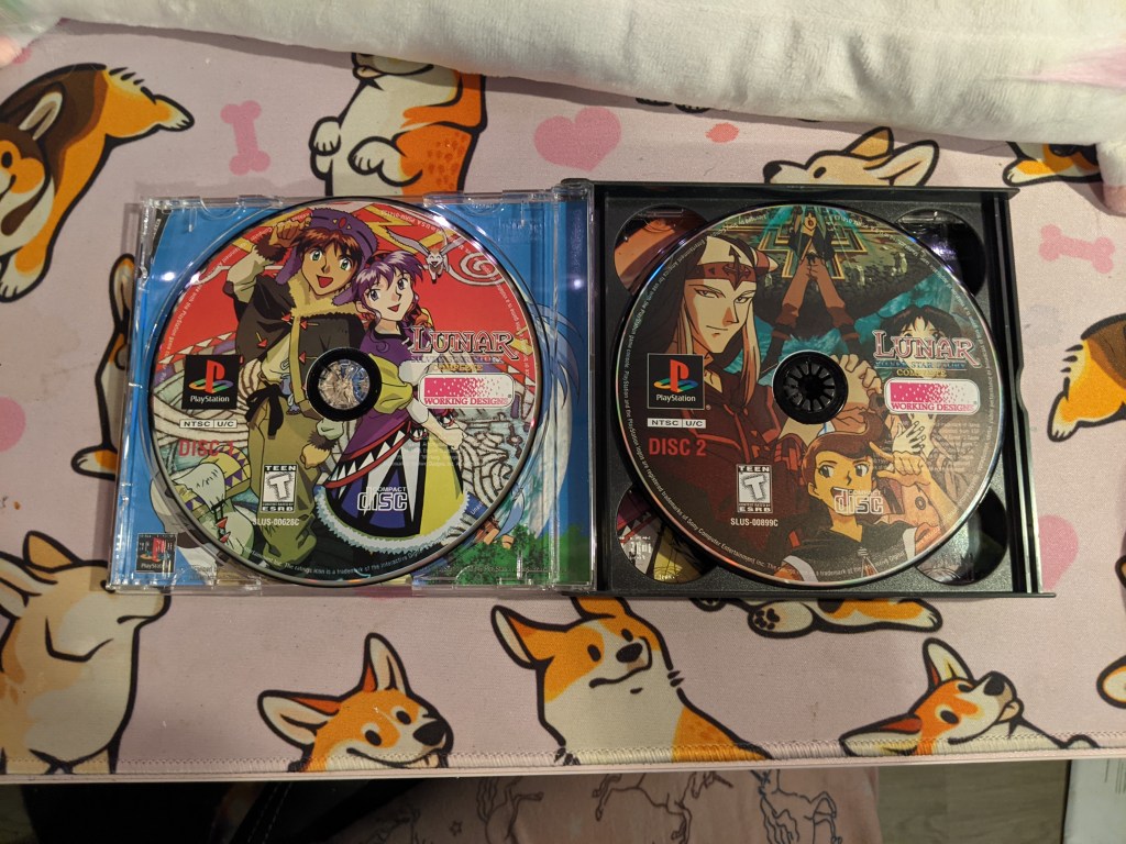 Lunar came on TWO discs.