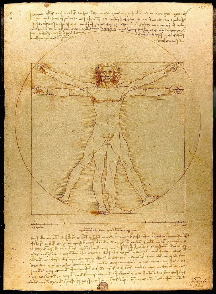 Vitruvian Man, Leonardo da Vinci