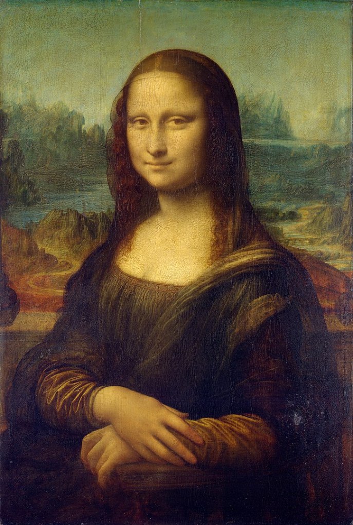 The real Mona Lisa, from WikiCommons