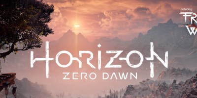 Opening screen for Horizon Zero Dawn