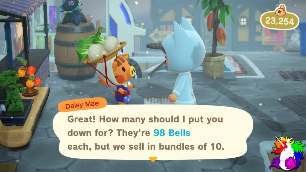 Turnips come in bundles of 10!